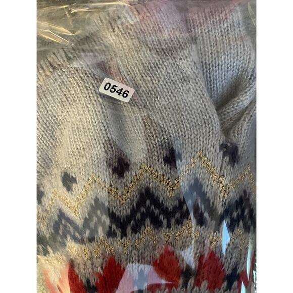 OshKosh B'gosh Fair Isle Cardigan Sweater Baby 3-6m Nordic Hooded Toggle Closure - Picture 10 of 10